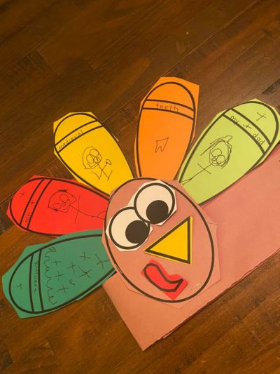 Only a hygienist’s kid would choose teeth as one of the 5 things he is thankful for on his Thanksgiving Turkey! Way to go Hudson! Have a great Thanksgiving weekend everyone. 😂